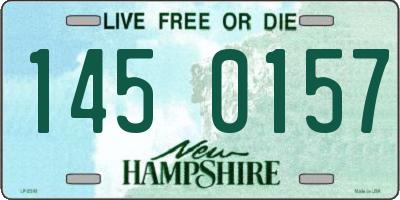 NH license plate 1450157