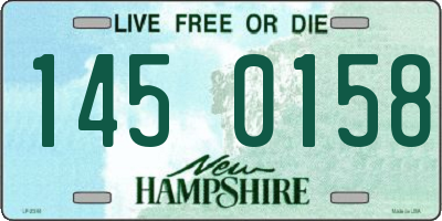 NH license plate 1450158