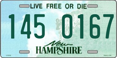 NH license plate 1450167