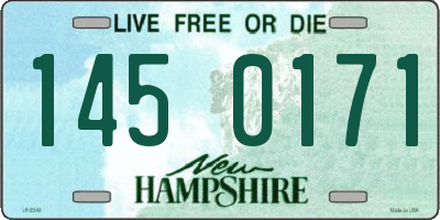 NH license plate 1450171