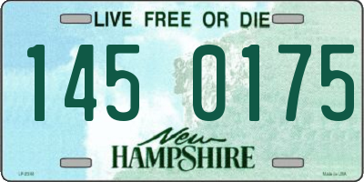 NH license plate 1450175