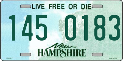 NH license plate 1450183