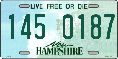 NH license plate 1450187