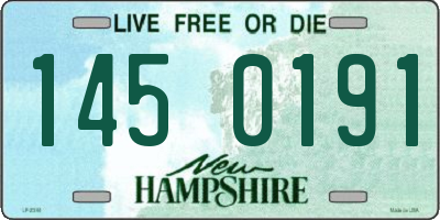 NH license plate 1450191