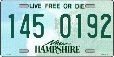 NH license plate 1450192