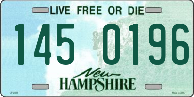NH license plate 1450196