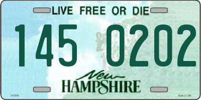 NH license plate 1450202