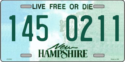 NH license plate 1450211
