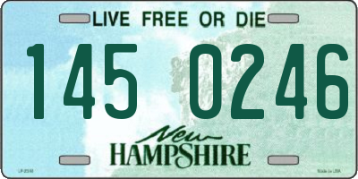 NH license plate 1450246