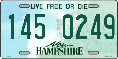 NH license plate 1450249