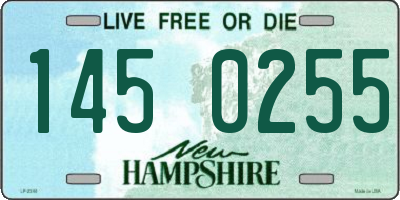 NH license plate 1450255