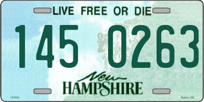 NH license plate 1450263