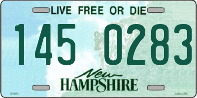 NH license plate 1450283