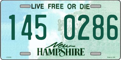 NH license plate 1450286