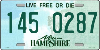 NH license plate 1450287