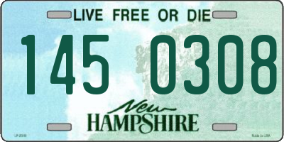 NH license plate 1450308