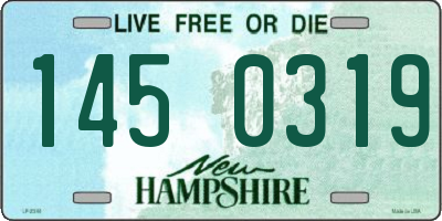NH license plate 1450319