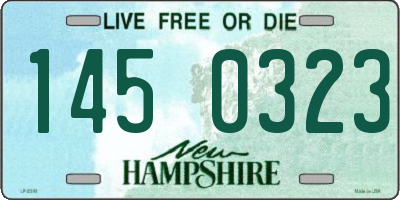 NH license plate 1450323