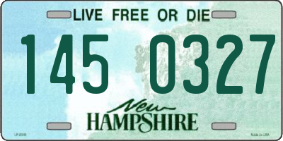NH license plate 1450327