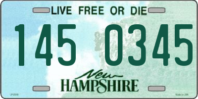 NH license plate 1450345