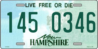 NH license plate 1450346