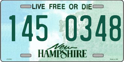 NH license plate 1450348
