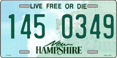 NH license plate 1450349