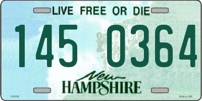 NH license plate 1450364
