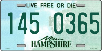 NH license plate 1450365