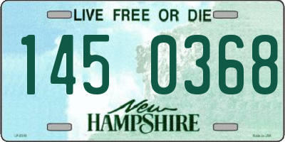 NH license plate 1450368