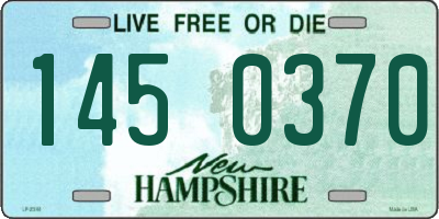 NH license plate 1450370