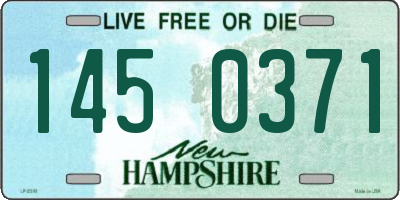 NH license plate 1450371