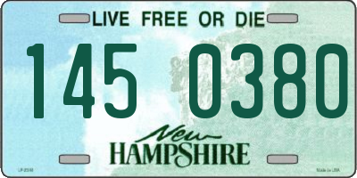 NH license plate 1450380