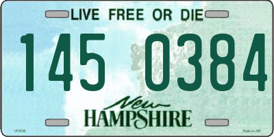 NH license plate 1450384