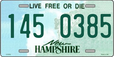 NH license plate 1450385