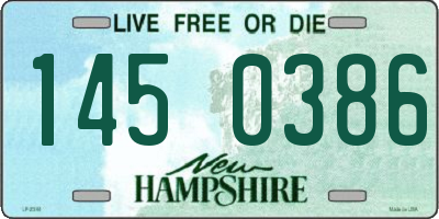 NH license plate 1450386