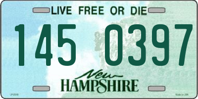 NH license plate 1450397