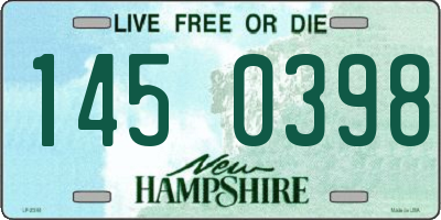 NH license plate 1450398