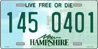 NH license plate 1450401