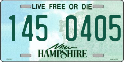 NH license plate 1450405