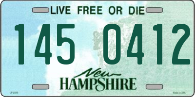 NH license plate 1450412