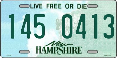 NH license plate 1450413