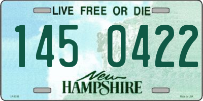 NH license plate 1450422