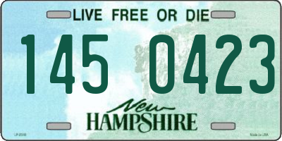 NH license plate 1450423