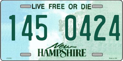 NH license plate 1450424
