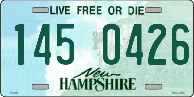NH license plate 1450426