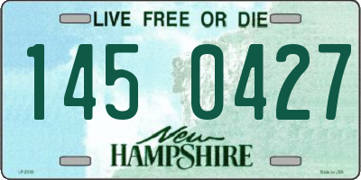 NH license plate 1450427