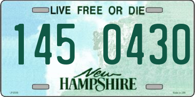 NH license plate 1450430