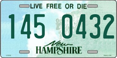 NH license plate 1450432
