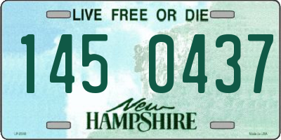 NH license plate 1450437
